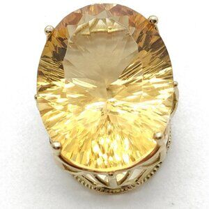 Jewelry Pendant Head Citrine 7ct Gold 4487448